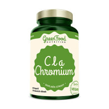 Жиросжигатели greenFood Nutrition CLA + Chromium Lalmin  Жиросжигающий комплекс с конъюгированной линолевой кислотой (CLA) 60 капсул