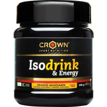 CROWN SPORT NUTRITION Energy Orange Isotonic Drink Powder 640g