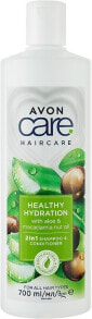 2in1 Shampoo-Conditioner mit Aloe und Macadamianüssen - Avon Care Healthy Hydration 2 In 1 Shampoo & Conditioner