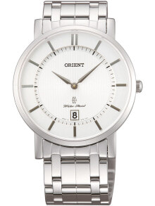 Мужские наручные часы с браслетом Мужские наручные часы с серебряным браслетом Orient FGW01006W0 Klassik Herren 38mm 5ATM