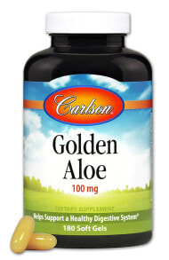 Алоэ вера carlson Golden Aloe Растительный экстракт алоэ вера 180 гелевых капсул