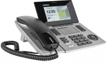 VoIP-оборудование aGFEO ST 56 IP-телефон Серебристый Проводная телефонная трубка ЖК 6101634