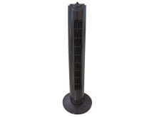 Optimus F-8449BK 32 Inch 3 Speed Home Oscillating Tower Fan with Timer, Black