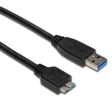 Alcasa 1m, USB 3.0 A - MicroUSB3.0 B USB кабель 3.2 Gen 1 (3.1 Gen 1) USB A Micro-USB B Черный 2710-MB01