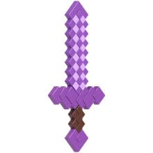 MINECRAFT Purple Enchanted Toy Sword Figure