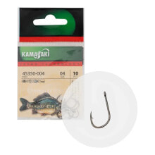 KAMASAKI Carbono P806BN Single Eyed Hook 10 Units