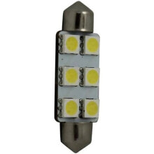 GOLDENSHIP 10-30V 1.3W Festoon 6 SMD 5050 Led Bulb