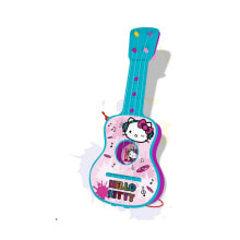 Baby Guitar Hello Kitty 4 Cords Blue Pink