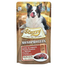 STUZZY Monoprotein beef with blueberries wet dog food 150g