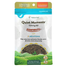 NaturVet, Scoopables, Quiet Moments Calming Aid + Melatonin, For Dogs, Bacon, 11 oz (315 g)