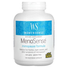 Natural Factors, WomenSense, MenoSense, Menopause Formula, 90 Vegetarian Capsules