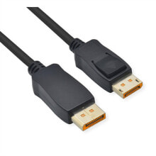 ROLINE DisplayPort Kabel DP2.1.ST/ST 3m 16Ka60Hz UHBR20/80Gbit/s - Cable - Digital/Display/Video