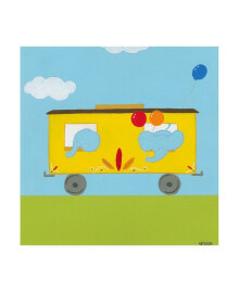 Trademark Global june Erica Vess Circus Train III Canvas Art - 36.5