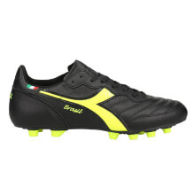 Купить черные мужские кроссовки Diadora: Diadora Brasil Italy Og Lt Plus Mdpu Soccer Cleats Mens Black Sneakers Athletic