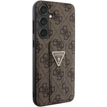 GUESS GUHCS24SPGS4TDW S24 S921 Grip Stand 4G Triangle Strass phone case