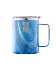 Cambridge robert Irvine Blue Geode Insulated Coffee Mug, 16 oz