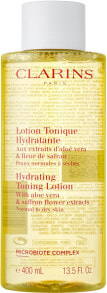 Tonisierende und feuchtigkeitsspendende Gesichtslotion mit Aloe Vera- und Safranblütenextrakt - Clarins Hydrating Toning Lotion