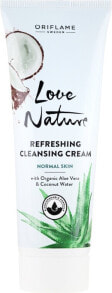 Reinigungscreme mit Bio Aloe Vera und Kokosnusswasser - Oriflame Love Nature Refreshing Cleansing Cream