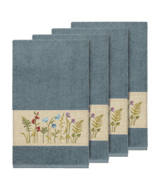 Linum Home turkish Cotton Serenity 4-Pc. Embellished Bath Towel Set