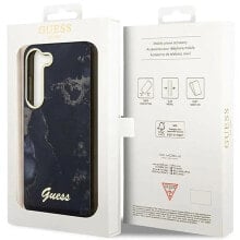 GUESS GUHCS23MHTMRSK S23+ S916 en Marble Collection phone case