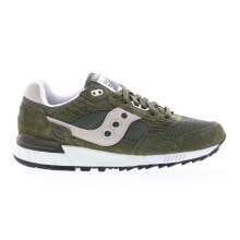 Купить мужские кроссовки Saucony: Saucony Shadow 5000 S70665-3 Mens Green Suede Lifestyle Sneakers Shoes