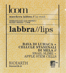 Lippenmaske auf Basis von Schneckenschleim und Apfelstammzellen - Bioearth Loom