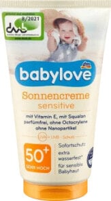 Sonnencreme sensitiv, LSF 50+, 75 ml