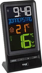 Mechanical weather stations, thermometers and barometers