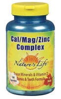 Кальций Nature's Life Cal Mag Zinc Complex 1000 mg Комплекс кальций  магний цинк 1000 мг  100 капсул