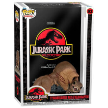 FUNKO POP Movie Poster Jurassic Park Tyrannosaurus Rex And Velociraptor Figure