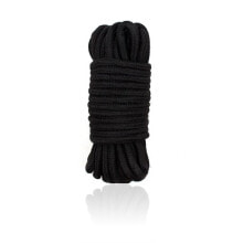 Утяжка, лассо или хомут для БДСМ FETISH ADDICT Bondage Cotton Rope 5 Meter Black