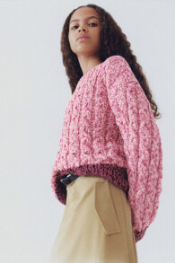 Knitted sweaters for girls