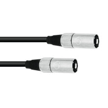 Omnitronic Adapter Cable XLR(M)/XLR(M) 0.2m Black