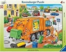 Детские развивающие пазлы Ravensburger Puzzle 35 - Wywóz śmieci (063468)