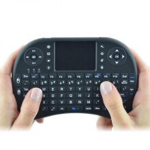 Wireless keyboard + Mini Key touchpad - black