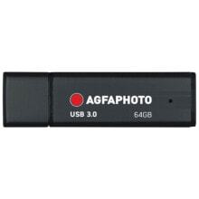AgfaPhoto 10571 USB флеш накопитель 64 GB USB тип-A 3.2 Gen 1 (3.1 Gen 1) Черный