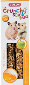 Лакомства для грызунов Zolux Crunchy Stick hamster apple / egg 115 g