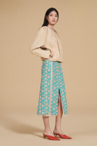 Limited edition jacquard skirt