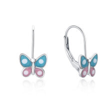 Серьги gentle silver earrings Butterflies E0000167