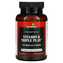 Витамин К фьючерБайотикс, Triple Play, витамин К, 60 капсул