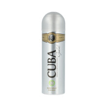 Одеколон для тела Cuba 200 ml Gold