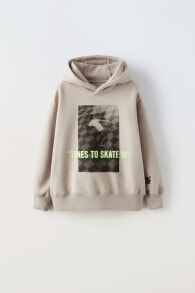 Photo print hoodie