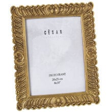 Photo frame Alexandra House Living Golden Plastic 26 x 1 x 31 cm