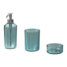 Soap dishes, glasses and dispensers