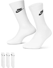 Nike – Everyday Essential – Weiße Socken im 3er-Pack