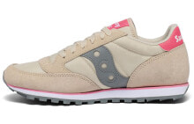 Saucony Jazz Low Pro 复古 低帮 跑步鞋 女款 棕色 M宽 / Кроссовки Saucony Jazz Low Pro M S1866-314