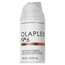 Несмываемые средства и масла для волос Olaplex Bond Smooth 6 Leave-in Styling Treatment Увлажняющее и разглаживающее несмываемое средство для укладки волос 100 мл