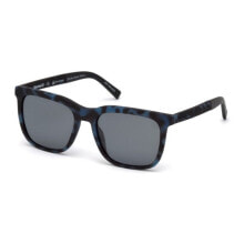 Мужские солнцезащитные очки Мужские очки солнцезащитные синие квадратные Timberland TB9143-5756D Синий (57 mm) ( 57 mm)