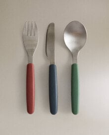 Pastel children's cutlery set (set of 3)