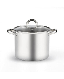 Cook N Home basics Stainless Steel  Stockpot with lid 8 QT